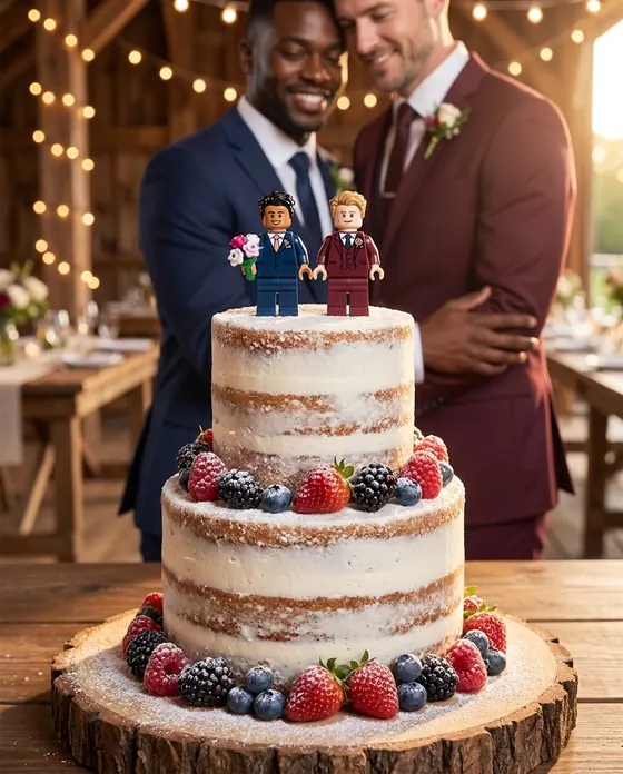 Concept render: cake topper minifigure gift moment 2