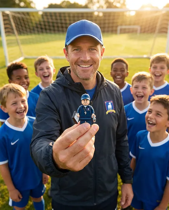 Concept render: coach minifigure gift moment 1